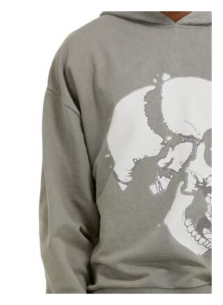 Tigha Hoodie Loose Your Head Hoodie Loose Fit grau