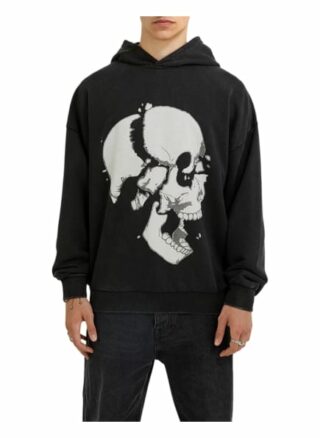Tigha Hoodie Loose Your Head Hoodie Loose Fit schwarz
