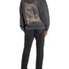tigha Vintage Eagle Hoodie Herren, Grau