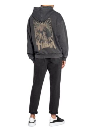 tigha Vintage Eagle Hoodie Herren, Grau