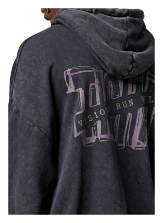 Tigha Hoodie Visions Run Wild Hoodie Oversize Fit schwarz