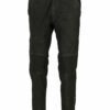 Tigha Lederhose Adeel Regular Fit schwarz