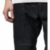 Tigha Lederhose Adeel Regular Fit schwarz