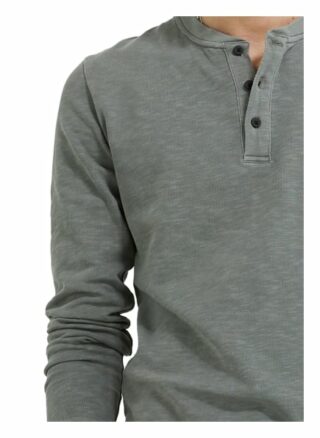 Tigha Longsleeve Chibs Henley Regular Fit grau