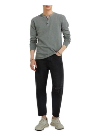 Tigha Longsleeve Chibs Henley Regular Fit grau
