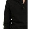 Tigha Longsleeve Chibs Henley Regular Fit schwarz