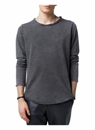 Tigha Longsleeve Milo Sweat Spray Ls Regular Fit grau