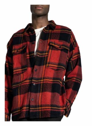 tigha Jonte Overshirt Herren, Rot