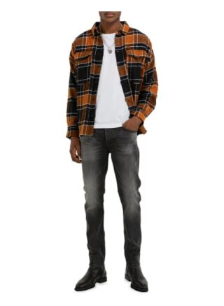 Tigha Oversized Hemd Jonte Oversize Fit braun