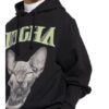 Tigha Oversized-Hoodie schwarz