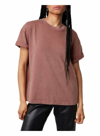 Tigha Oversized T-Shirt Pria Vintage 21031 Oversize Fit braun