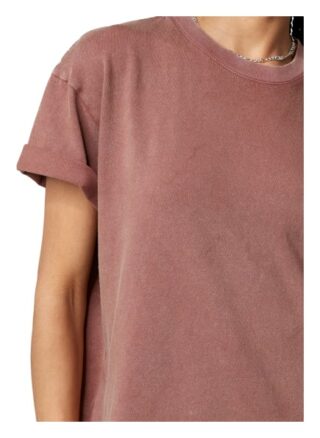 Tigha Oversized T-Shirt Pria Vintage 21031 Oversize Fit braun