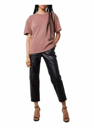 Tigha Oversized T-Shirt Pria Vintage 21031 Oversize Fit braun