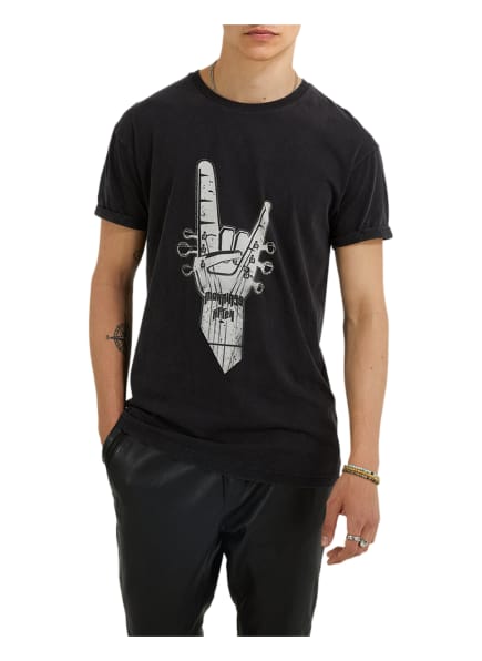Tigha Printshirt Rock "N" Roll Zander Regular Fit schwarz Tigha Printshirt Rock "N" Roll Zander Regular Fit schwarz
