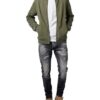 Tigha Sweat Bomberjacke Baris Regular Fit gruen