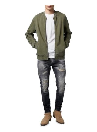 Tigha Sweat Bomberjacke Baris Regular Fit gruen