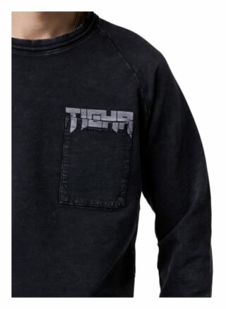 Tigha Sweatshirt Klaas Regular Fit schwarz