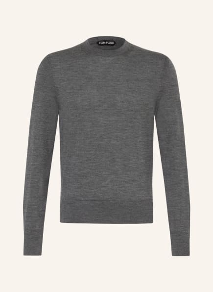 Tom Ford Pullover Aus Merinowolle grau Tom Ford Pullover Aus Merinowolle grau