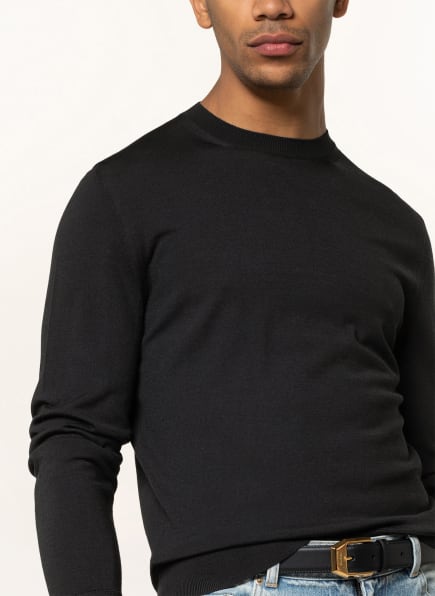 Tom Ford Pullover Aus Merinowolle schwarz Tom Ford Pullover Aus Merinowolle schwarz