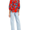 Tommy Hilfiger Blusenshirt Mit 3/4-Arm rot