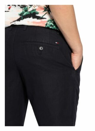 Tommy Hilfiger Chino-Shorts Brooklyn Mit Leinen blau
