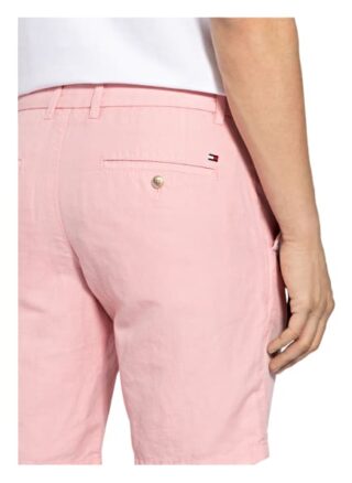 Tommy Hilfiger Chino-Shorts Brooklyn Mit Leinen rosa