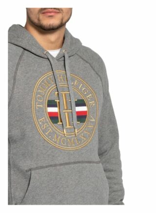 Tommy Hilfiger Hoodie Mit Stickereien grau