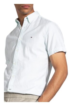 Tommy Hilfiger Kurzarm-Hemd Herren, Grün