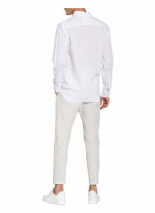 Tommy Hilfiger Leinenhemd Regular Fit weiss