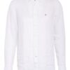 Tommy Hilfiger Leinenhemd Regular Fit weiss