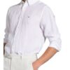 Tommy Hilfiger Leinenhemd Regular Fit weiss