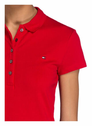 Tommy Hilfiger Piqué-Poloshirt New Chiara rot