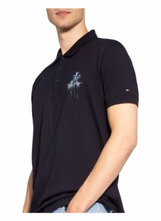 Tommy Hilfiger Pique-Poloshirt Herren, Blau