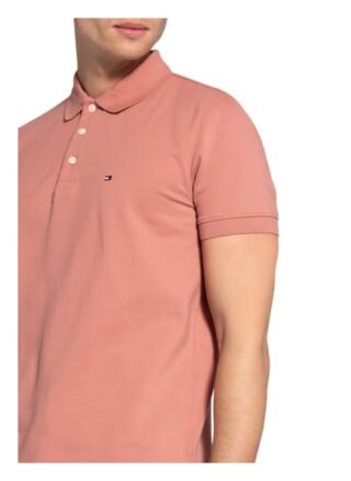Tommy Hilfiger Piqué-Poloshirt Herren, Rot