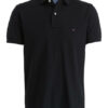 Tommy Hilfiger Pique-Poloshirt Herren, Schwarz