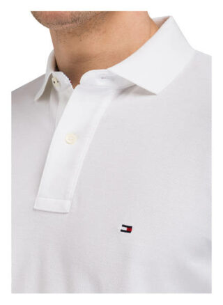 Tommy Hilfiger Pique-Poloshirt Herren, Weiß