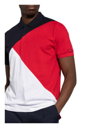 Tommy Hilfiger Piqué-Poloshirt weiss