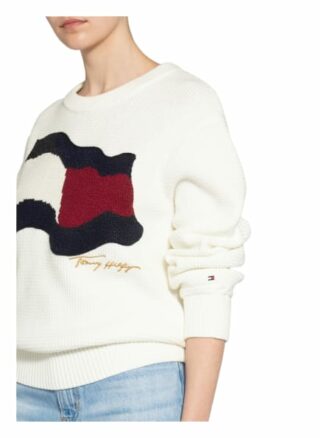 Tommy Hilfiger Pullover Damen, Weiß