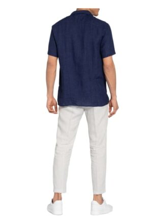 Tommy Hilfiger Resorthemd Regular Fit Aus Leinen blau