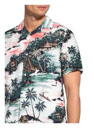Tommy Hilfiger Resorthemd Regular Fit Mit Leinen gruen