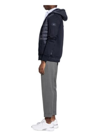 Tommy Hilfiger Sweatjacke Im Materialmix blau