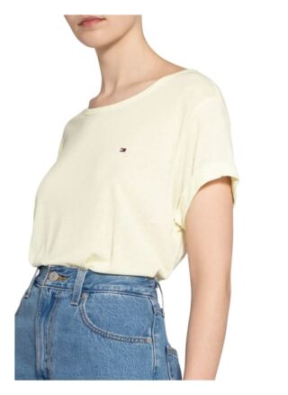 Tommy Hilfiger T-Shirt Mit Leinen gelb