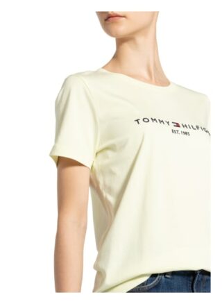 Tommy Hilfiger T-Shirts Damen, Gelb