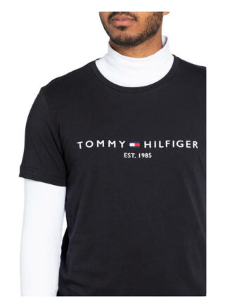 Tommy Hilfiger T-Shirt Herren, Schwarz