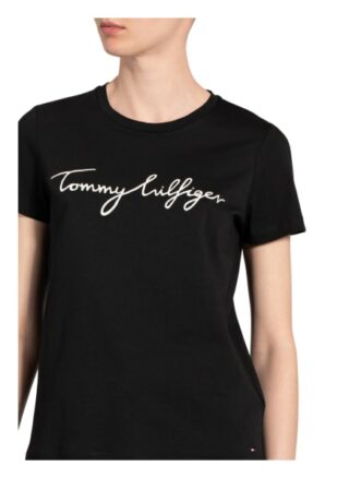 Tommy Hilfiger T-Shirts Damen, Schwarz