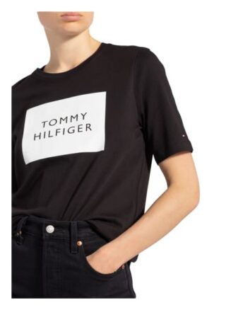 Tommy Hilfiger T-Shirts Damen, Schwarz