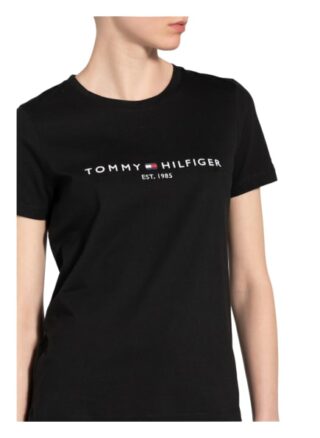Tommy Hilfiger T-Shirts Damen, Schwarz