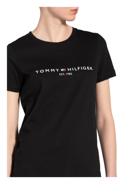 Tommy Hilfiger T-Shirts Damen, Schwarz Tommy Hilfiger T-Shirts Damen, Schwarz
