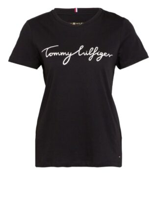 Tommy Hilfiger T-Shirts Damen, Schwarz