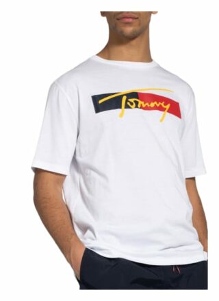 Tommy Hilfiger T-Shirt Herren, Weiß